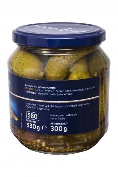 Küstengold Cornichons Würzig 2 Küstengold Cornichons Würzig – Bild 2