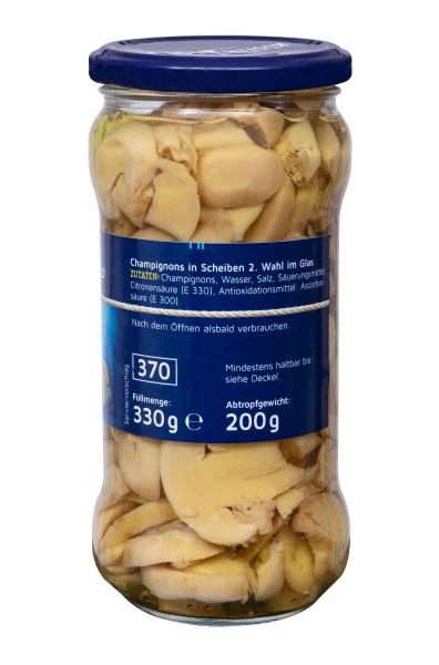 Küstengold Champignons In Scheiben 2. Wahl 2 Küstengold Champignons In Scheiben 2. Wahl – Bild 2