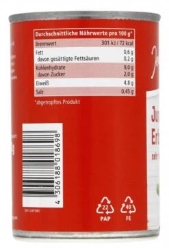 Jeden Tag Erbsen Sehr Fein -Reformhaus 4502040366 4306188018698 03