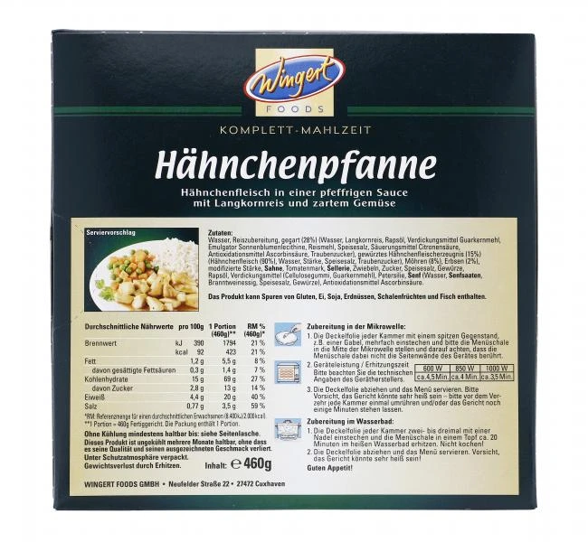 Wingert Foods Hähnchenpfanne 2 Wingert Foods Hähnchenpfanne – Bild 2