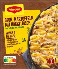 Maggi Fix & Frisch Ofen-Kartoffeln Mit Hackfleisch