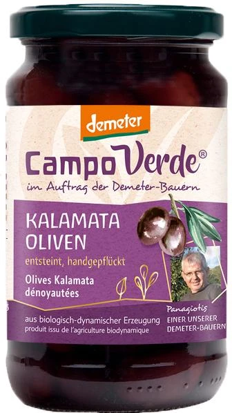 Campo Verde Demeter Kalamata Oliven Ohne Stein 1 Campo Verde Demeter Kalamata Oliven Ohne Stein