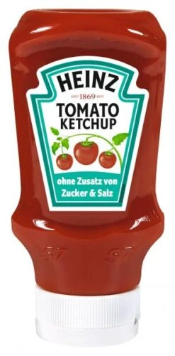 Heinz Tomato Ketchup Ohne Zusatz Von Zucker Und Salz