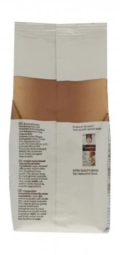 Satro Cappuccino Mit Feiner Kakaonote -Reformhaus 4502090612 4015767814629 03