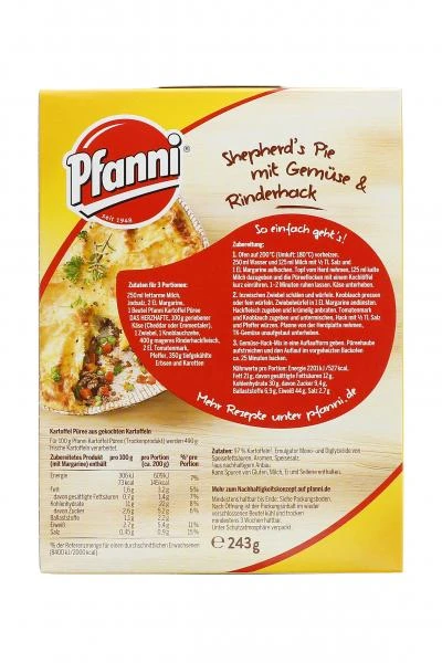 Pfanni Kartoffel Püree Das Herzhafte 2 Pfanni Kartoffel Püree Das Herzhafte – Bild 2