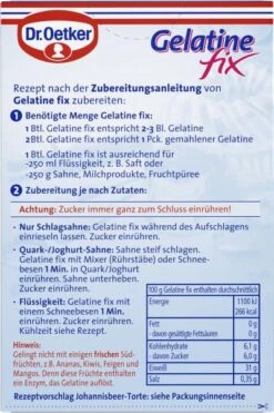 Dr. Oetker Gelatine Fix -Reformhaus 4502110630 4000521722609 03