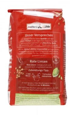 Müller's Mühle Rote Linsen -Reformhaus 4502110827 4000286221126 03