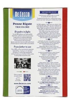 De Cecco Penne Rigate No. 41 Tricolore -Reformhaus 4502114337 8001250145413 03.jpg