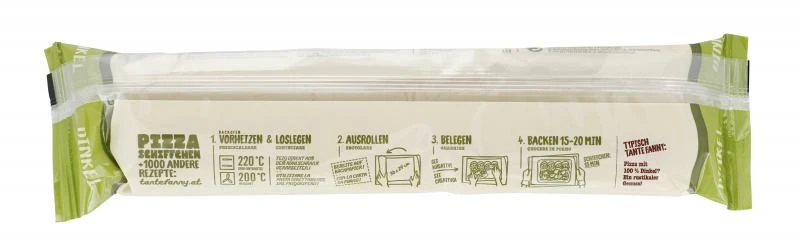 Tante Fanny Frischer Dinkel Pizzateig 2 Tante Fanny Frischer Dinkel Pizzateig – Bild 2